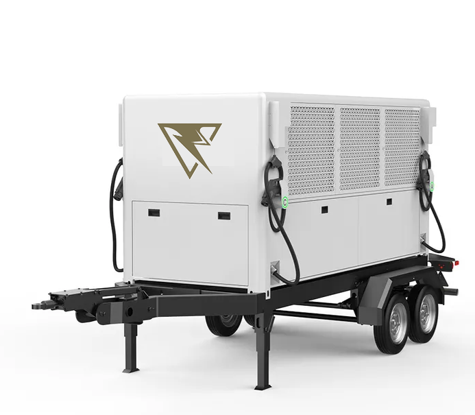 Battery Trailer Rig Volt Mule 420- 420kWh Charging Trailer Battery on a Trailer (BOAT)